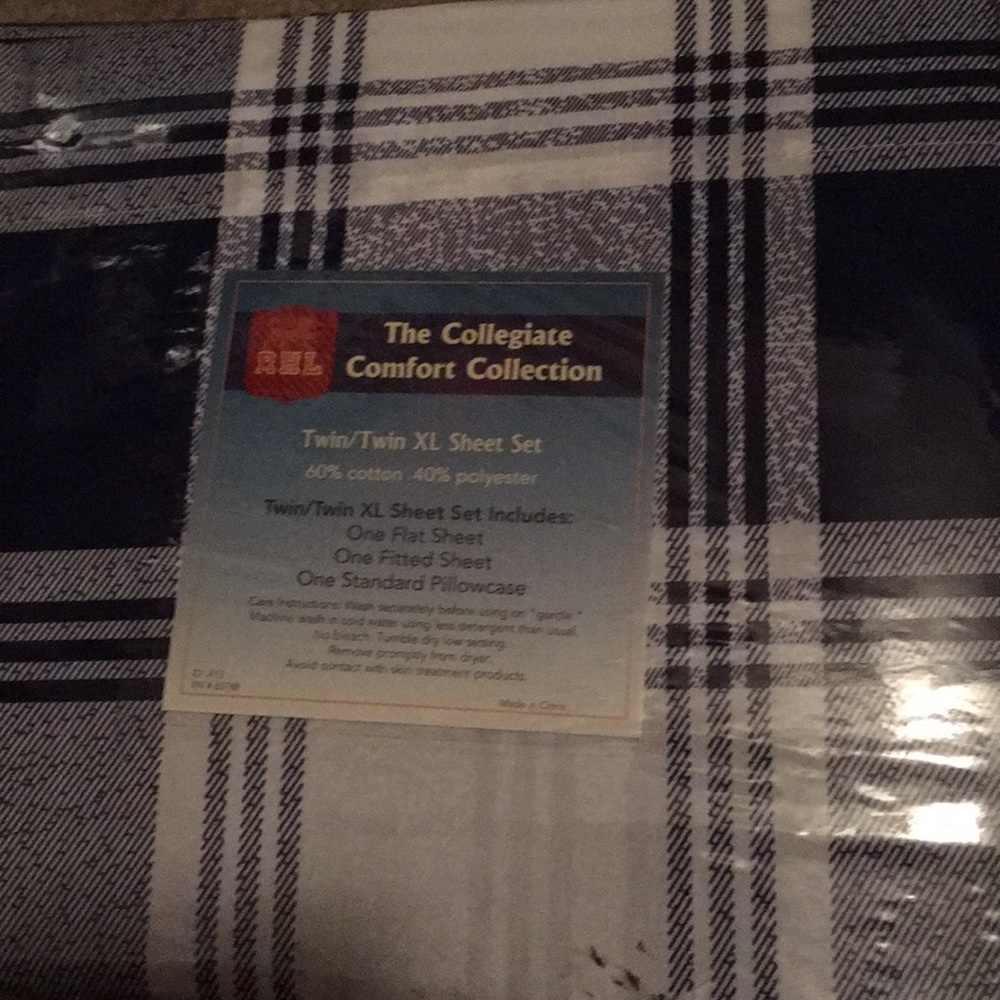 Twin/twin xl sheet set